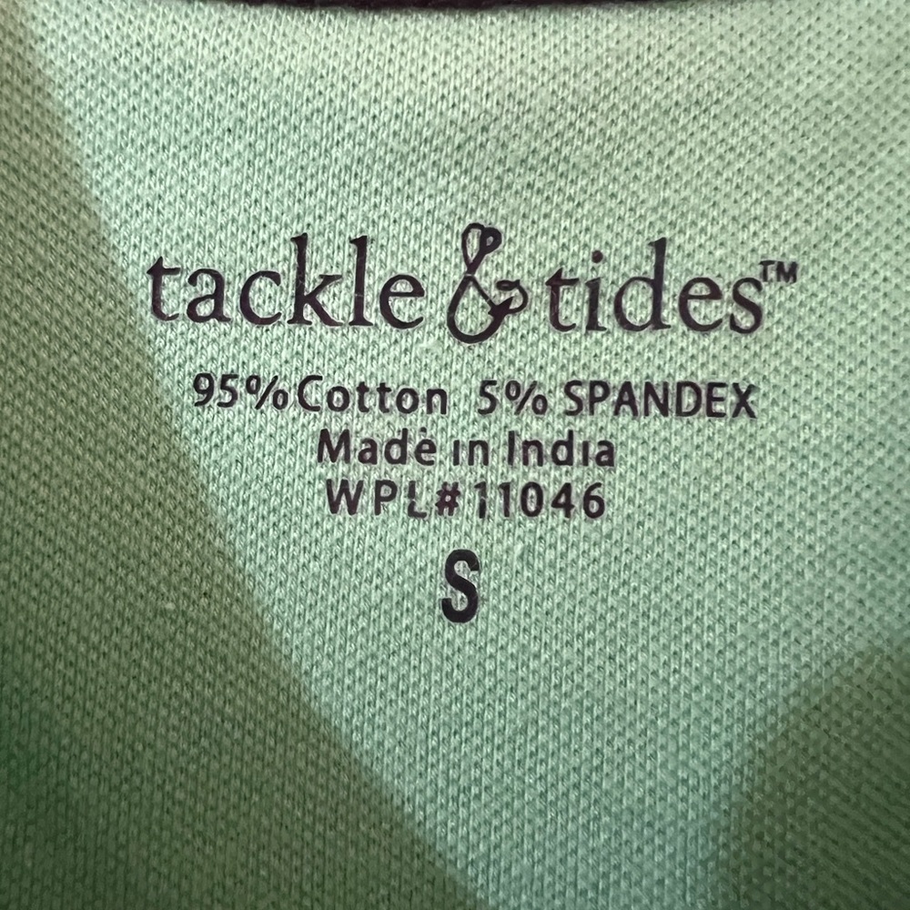 Classic Mint Green Polo Shirt for Men Size Small - Picture 4 of 6